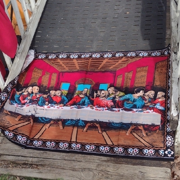 Vibrant Last Supper Tapestry(53"Wx36"L)NWT - Picture 1 of 3